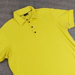 Galvin Green Mens XXL Polo Shirt Golf Short Sleeve Stretch Yellow